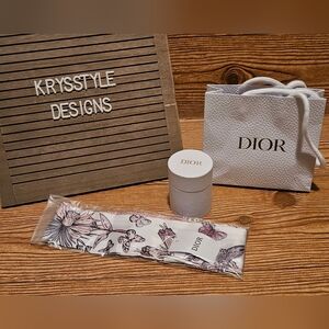 Christian Dior Twilly Scarf - NWT + Box & Gift Bag, VIP/GWP/Novelty Pink